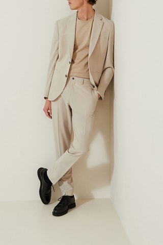 Calças confort - Bege