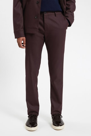 Calças slim - Bordô