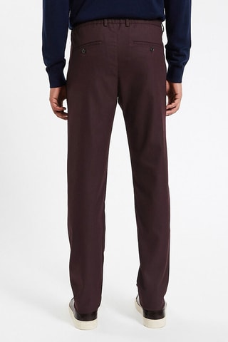 Calças slim - Bordô