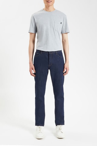 Rechte Jeans - Marineblauw