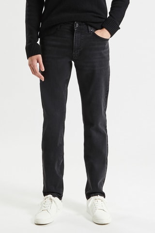 Jeans straight - Zwart - Lengte 34