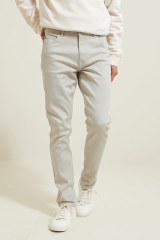 Jeans Slim Fit - Ecru - Lengte 34