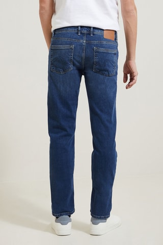 Jeans straight - Blauw - Lengte 34