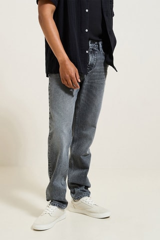 Jeans tapered model - Donkergrijs - Lengte 30