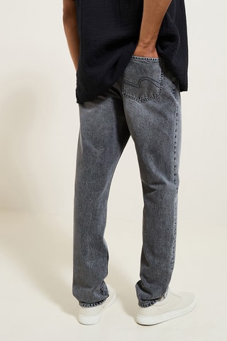 Jeans tapered model - Donkergrijs - Lengte 32