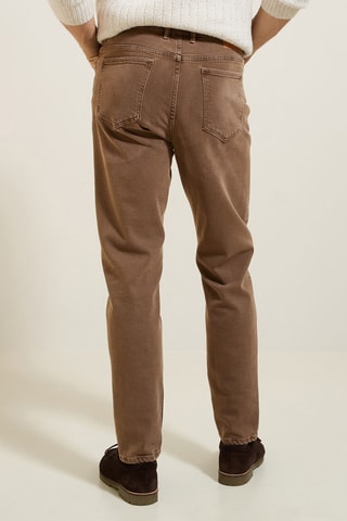 Jeans tapered model - Bruin