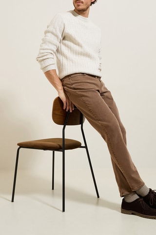 Jeans tapered model - Bruin