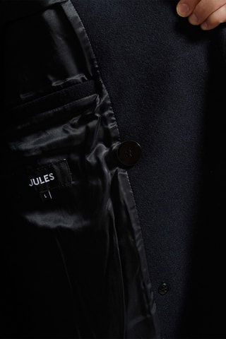 Wollen Jas - Donkerblauw