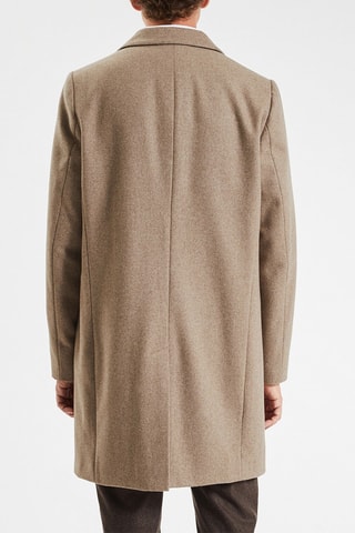 Sobretudo em lã - Bege