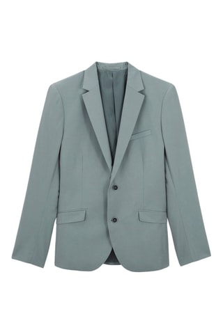 Casaco slim - Verde-claro