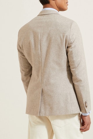 Casaco slim em lã - Bege