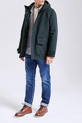 Parka met Capuchon - Donkerblauw