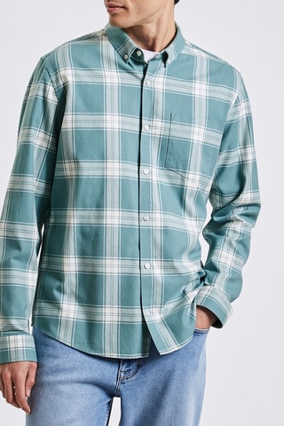 Overhemd Regular - Groen