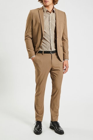 Overhemd Slim Fit - Beige