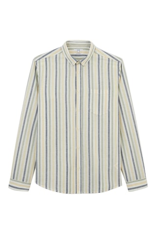 Linnen Overhemd Regular Fit - Beige