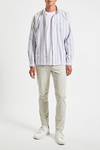 Biologisch Katoenen Overhemd Slim Fit - Wit