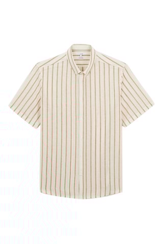 Linnen Overhemd Regular Fit - Bruin