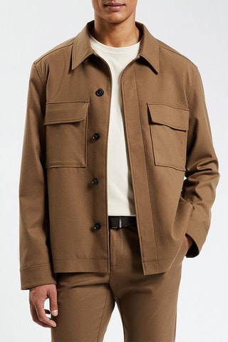 Overhemd Regular Fit - Camel