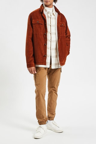 Overhemd Regular Fit - Roestbruin