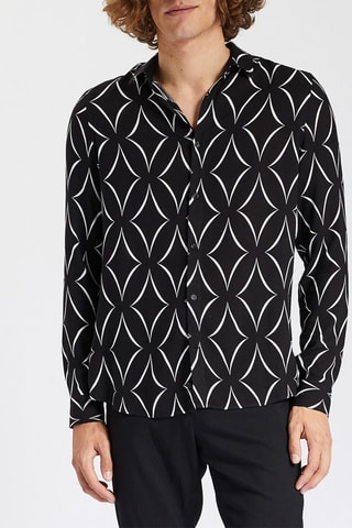 Overhemd Slim Fit - Zwart