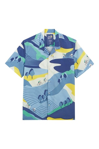 Overhemd Tour de France - Blauw en Wit