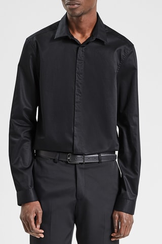 Overhemd Slim Fit Model Zwart