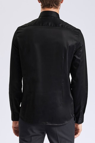 Overhemd Slim Fit Model Zwart