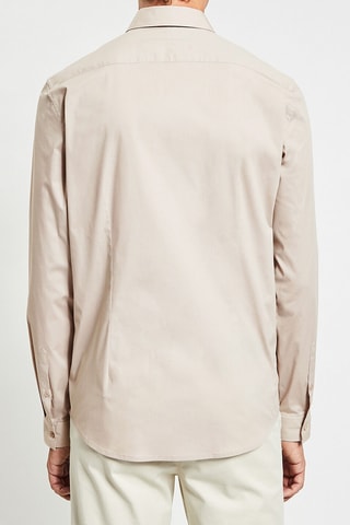 Overhemd Slim Fit Ivoorkleurig