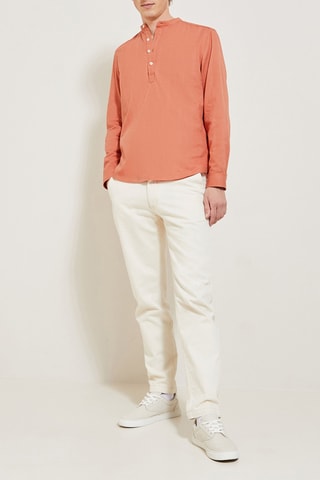 Overhemd Regular - Perzikkleurig