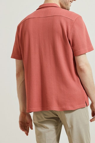 Overhemd Regular - Bordeauxrood