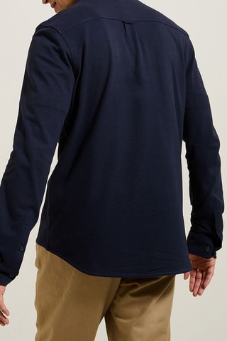 Overhemd Regular Fit - Marineblauw