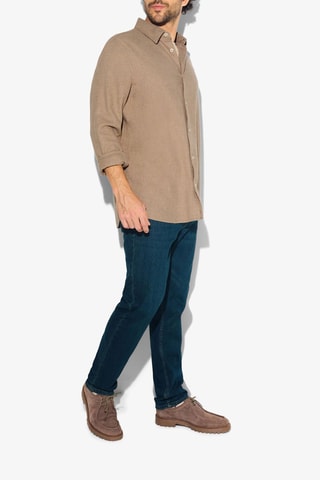 Overhemd Regular Fit - Beige