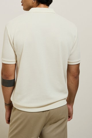 Polo relaxed - Ecru