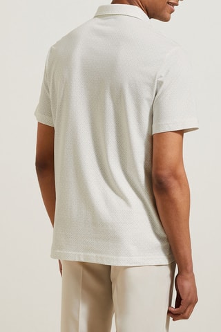 Polo regular en coton biologique - Blanc