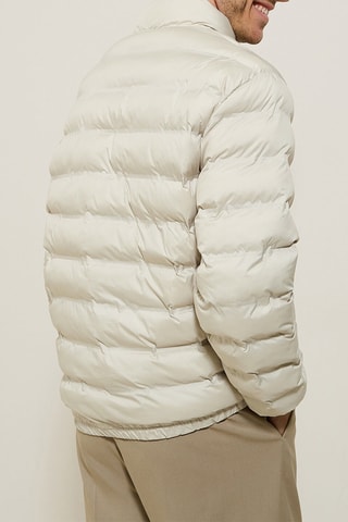 Gewatteerde Jas - Ecru