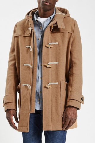 Wollen Dufflecoat - Bruin