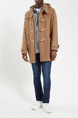 Wollen Dufflecoat - Bruin