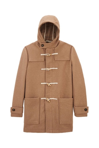 Wollen Dufflecoat - Bruin