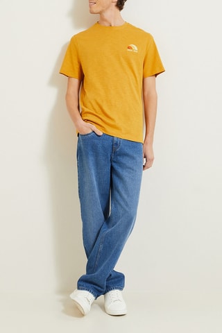 Biologisch Katoenen T-shirt - Oranje