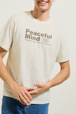 T-shirt Regular Fit - Wit