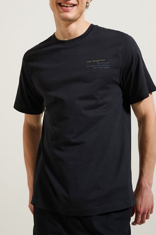 T-shirt Regular Fit - Zwart