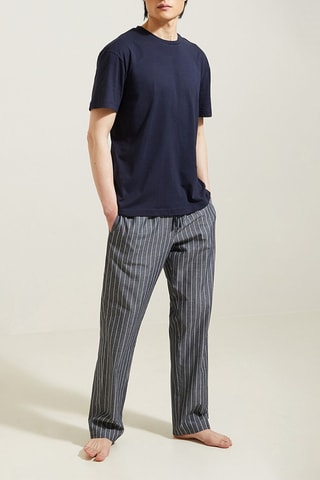 T-shirt en Broek - Marineblauw en Wit