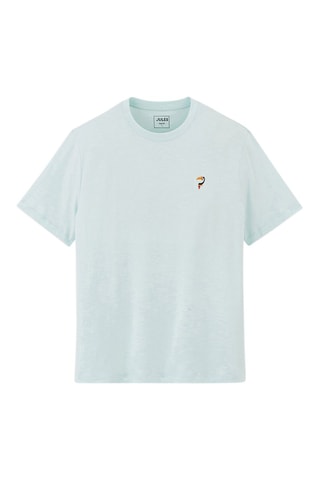 T-shirt Regular Fit - Lichtblauw