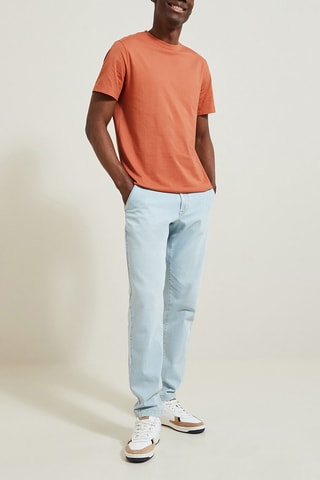 T-shirt em algodão biológico - Laranja