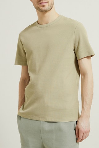 T-shirt em algodão biológico - Verde