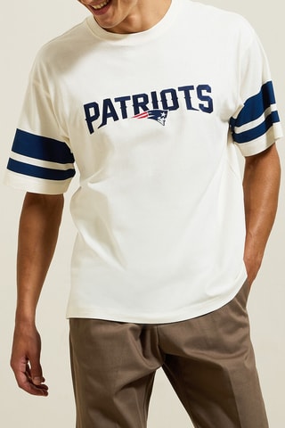 T-shirt New England Patriots - Ecru