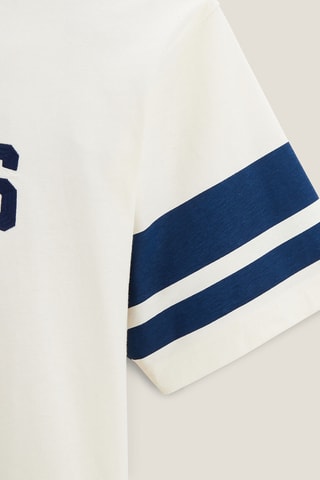 T-shirt New England Patriots - Ecru