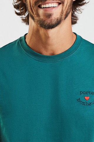 T-shirt regular - Groen