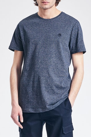 T-shirt - Gemêleerd Marineblauw