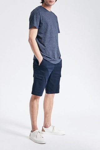 T-shirt - Gemêleerd Marineblauw